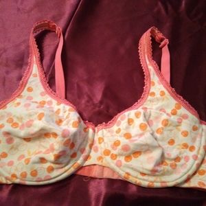 Lane bryant 38 c cherry bra